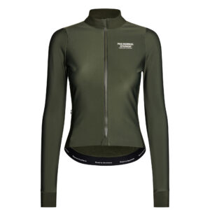 Pas Normal Studios Women's Mechanism Thermal Long Sleeve Jersey Warmes Langarmtrikot für Frauen XS dark olive