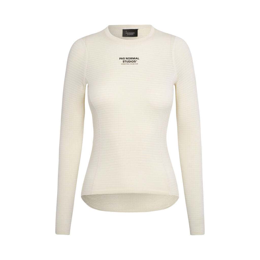 Pas Normal Studios Women's Thermal Long Sleeve Baselayer warmes langarm Damen Funktionsunterhemd S off-white