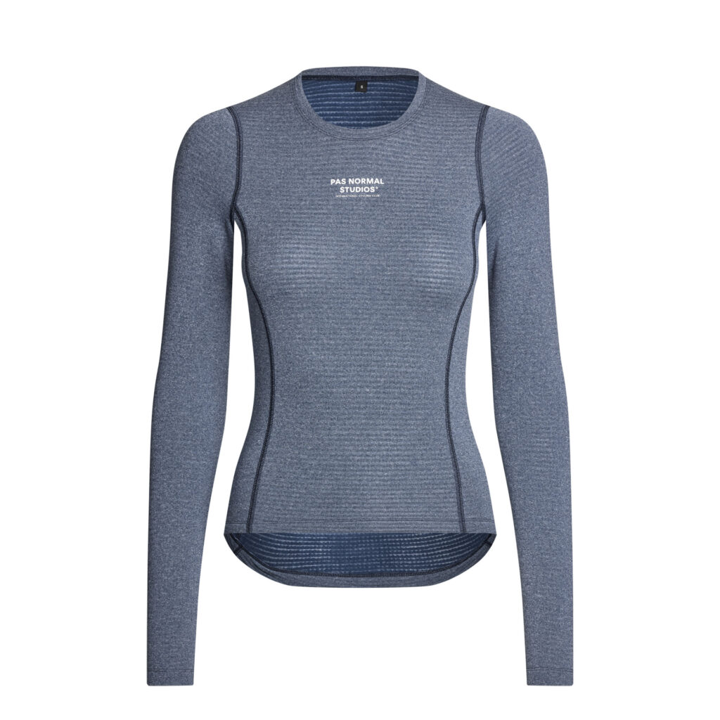 Pas Normal Studios Women's Thermal Long Sleeve Baselayer warmes langarm Damen Funktionsunterhemd XS navy