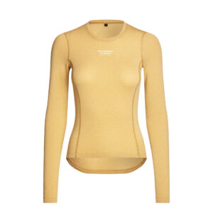 Pas Normal Studios Women's Thermal Long Sleeve Baselayer warmes langarm Damen Funktionsunterhemd M camel
