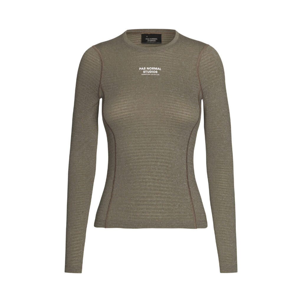Pas Normal Studios Women's Thermal Long Sleeve Baselayer warmes langarm Damen Funktionsunterhemd S darkstone