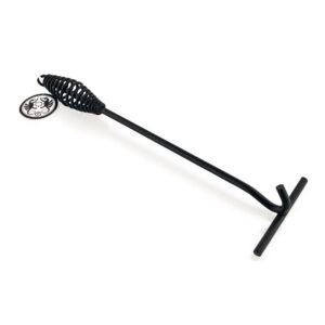 Petromax Deckelheber für Feuertopf, 34 cm, Stahl, schwarz, sicheres Anheben heißer Dutch Oven Deckel, ergonomischer Griff, auch als Schürhaken nutzbar