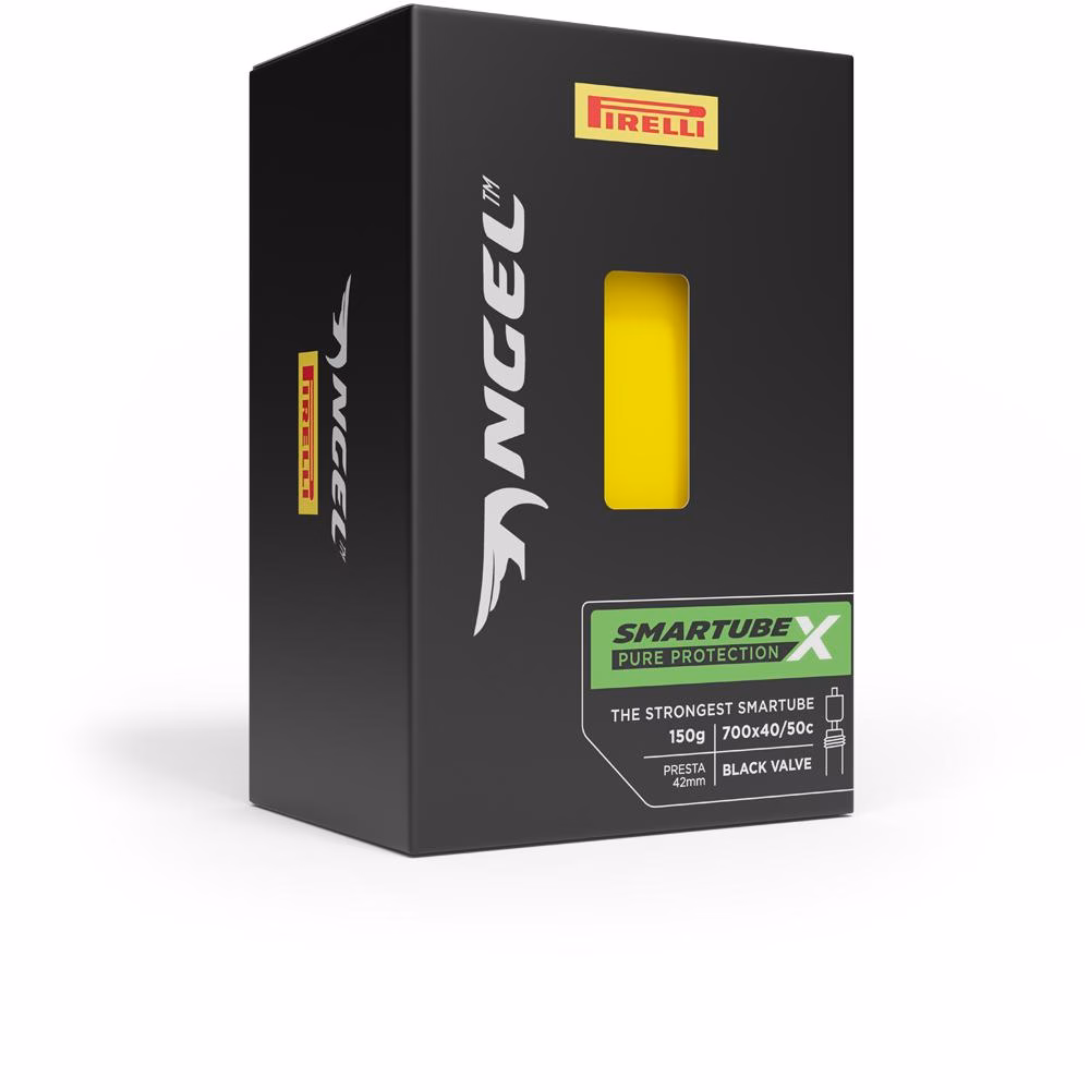 Pirelli Angel SmarTUBE X Fahrradschlauch 28 Zoll 42 mm SV - Ultraleicht aus TPU-Material
