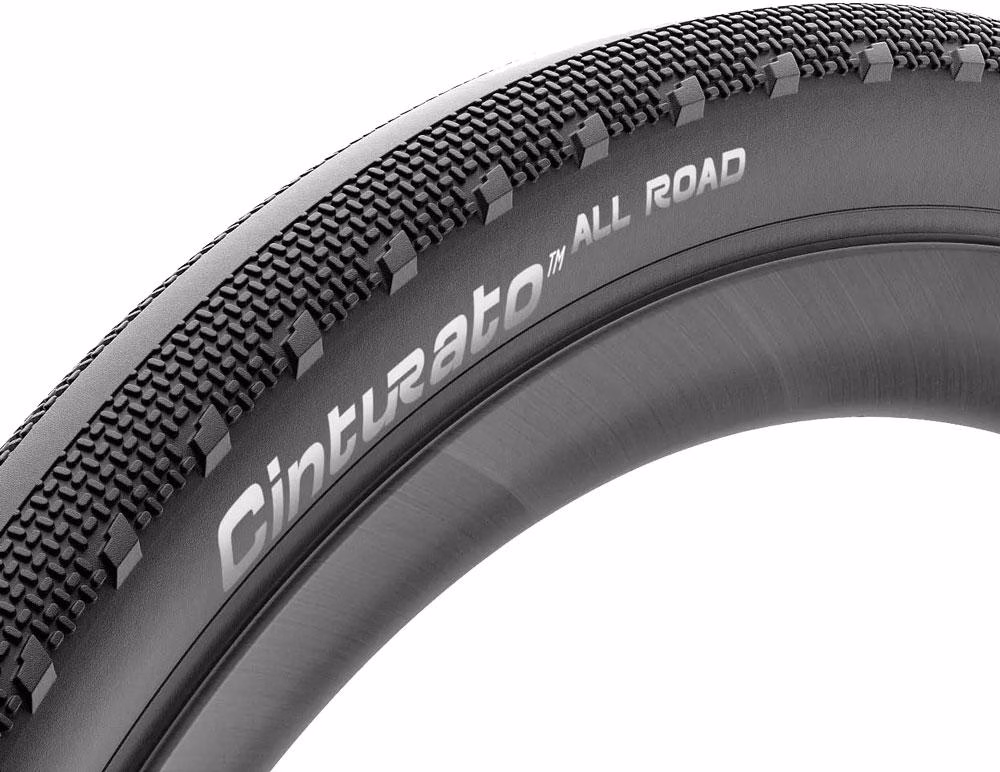 Pirelli Cinturato All Road 28x2,00" (50-622), TLR, faltbar, ProCompound Gummi, starker Pannenschutz, ideal für Straße und Schotter, schnelle Mittellinie, schwarz