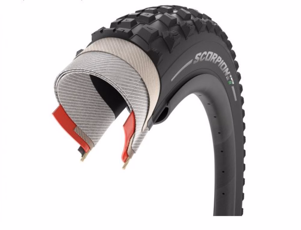 Pirelli Scorpion E-MTB R falt 27,5x2,6 (65-584) schwarz - Grip & Pannenschutz für E-MTB
