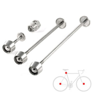 PITLOCK Set 02 Sicherungsset - Vorderrad, Hinterrad, Sattelstütze