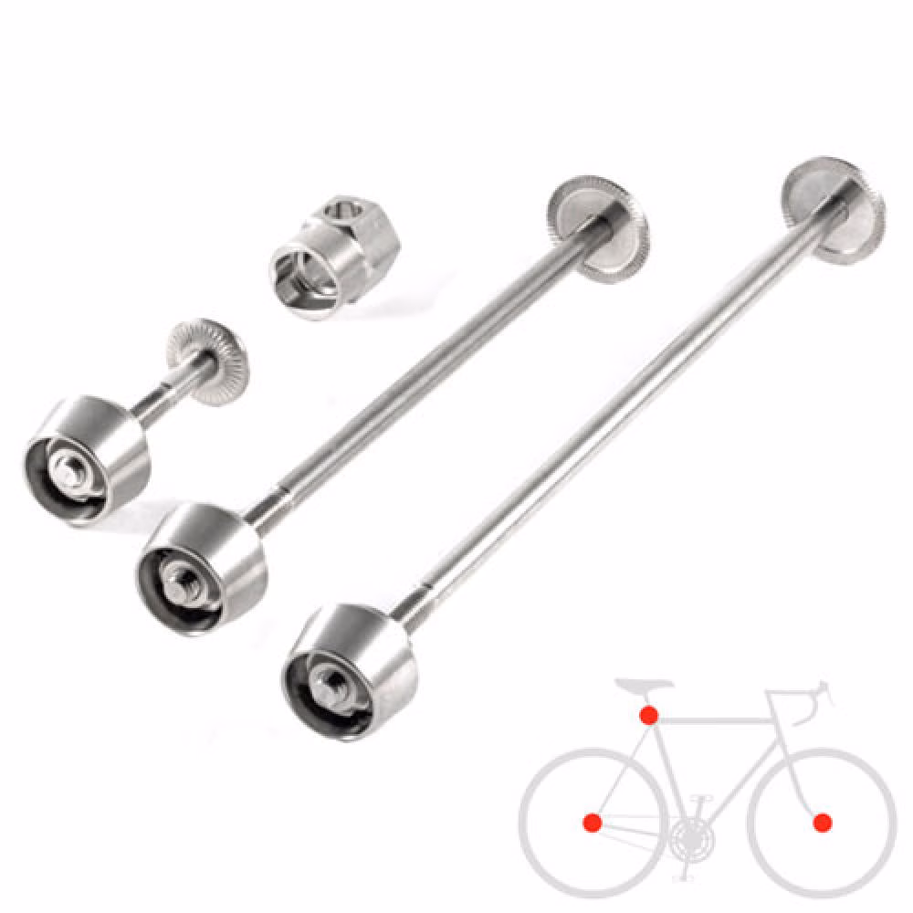 PITLOCK Set 02 Sicherungsset - Vorderrad, Hinterrad, Sattelstütze