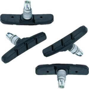 Point V-Brake Bremsschuhe 70 mm symmetrisch schwarz - 2 Paar, Alufelge
