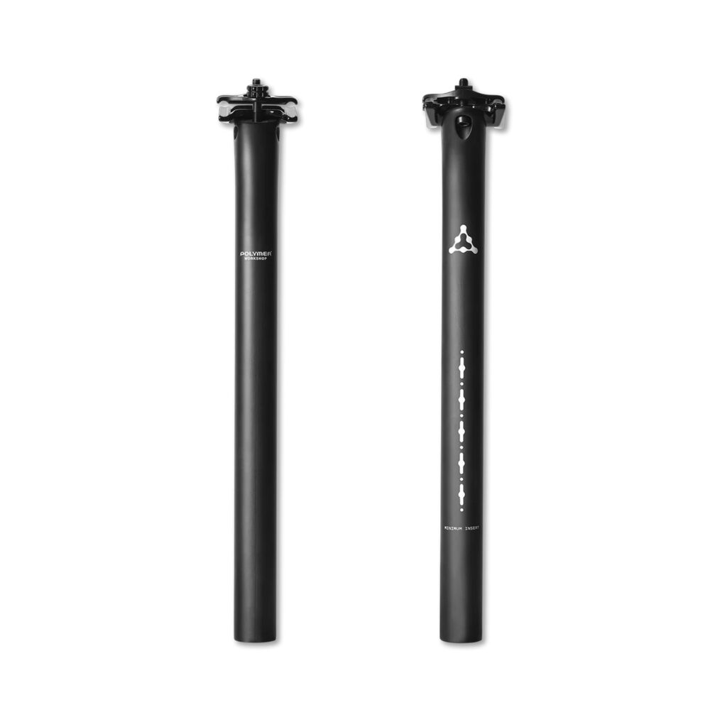 Polymer Workshop Obelisk Seatpost Carbon-Sattelstütze 27,2mm x 15mm Offset black