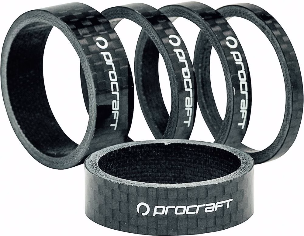 Procraft Ahead Spacer Carbon 1 1/8 Zoll Set - Leicht, edel, langlebig