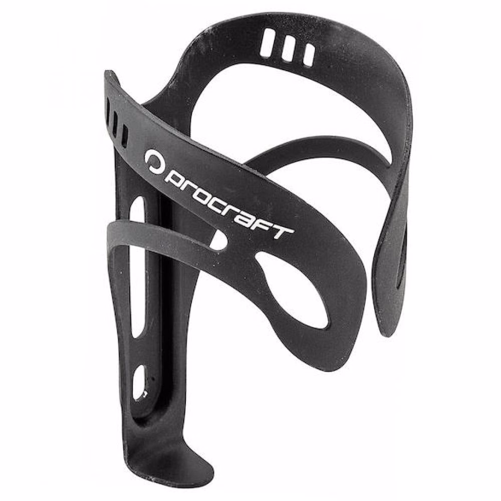 Procraft Flaschenhalter Alu Pro Ø 74 mm Schwarz - Leichter Aluminium-Flaschenhalter 51 g