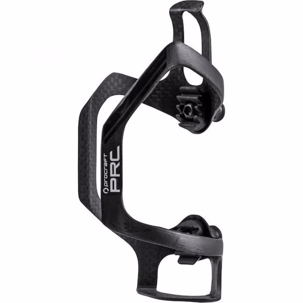 Procraft Flaschenhalter Carbon Sideload Zugriff Links Schwarz - ultraleichter Seitenzug