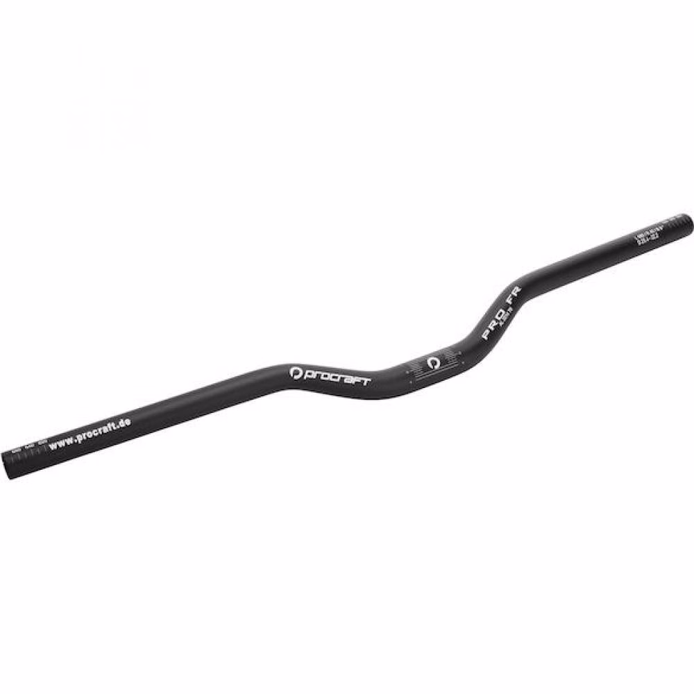 Procraft Lenker Pro FR 25.4 mm/9°/680 mm Schwarz - Riser-Lenker für MTB