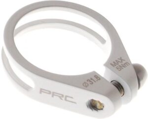 Procraft PRC SPK1 Sattelstützklemme Ø 36,0 mm Weiß - CNC-gefräst, 9 g, Titanschraube