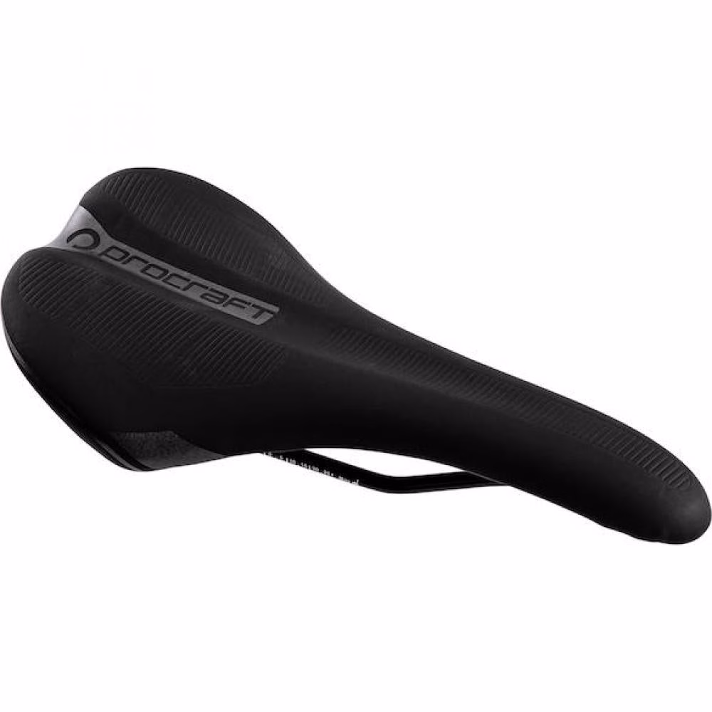 Procraft Sattel Race 278 x 140 mm Schwarz - sportlicher Rennrad-Komfort