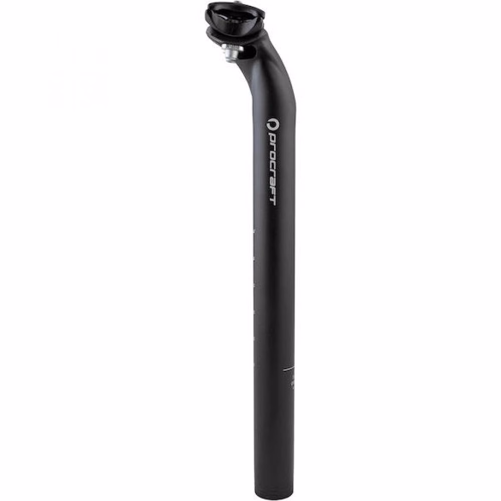 Procraft Sattelstütze Classic 2-Bolt Ø 30,9 x 400 mm Schwarz - 7075 Aluminium, robust & präzise
