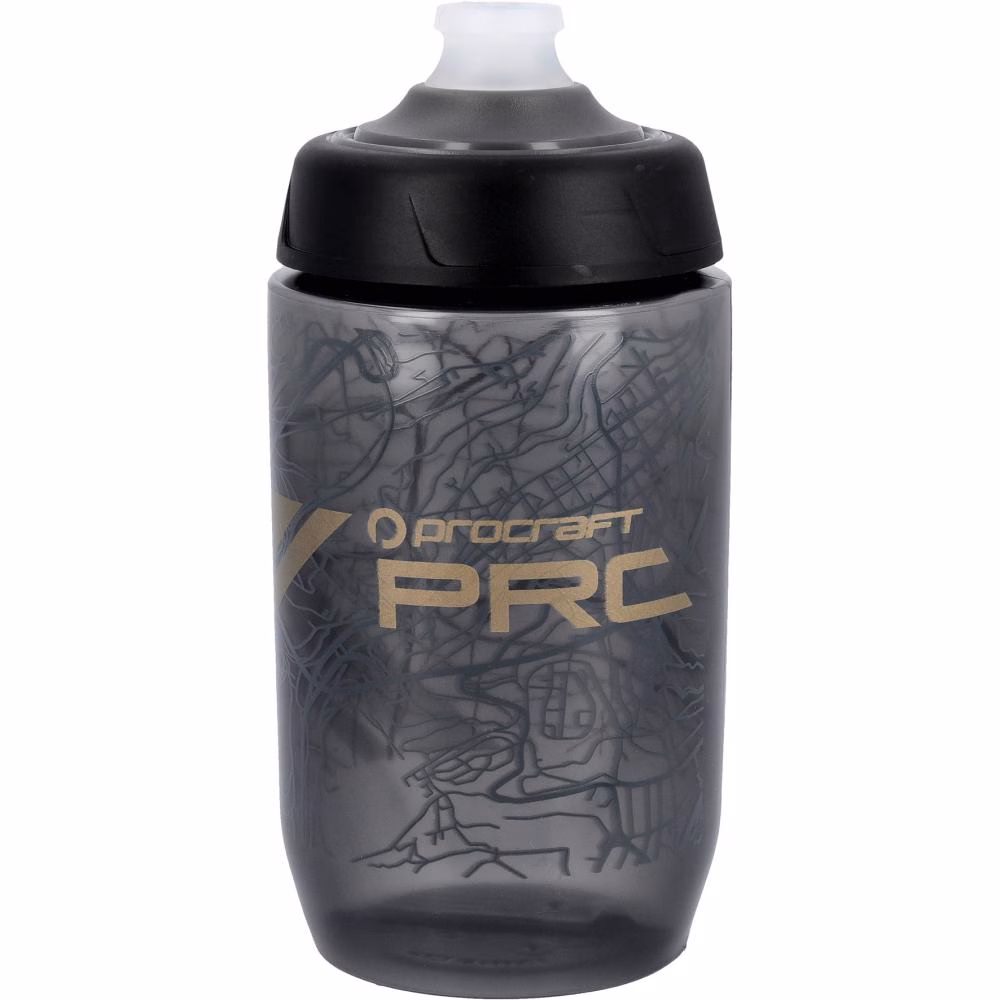 Procraft Trinkflasche Origin smoke/gold 500 ml Smoke/gold - leichte, BPA-freie Fahrradlasche