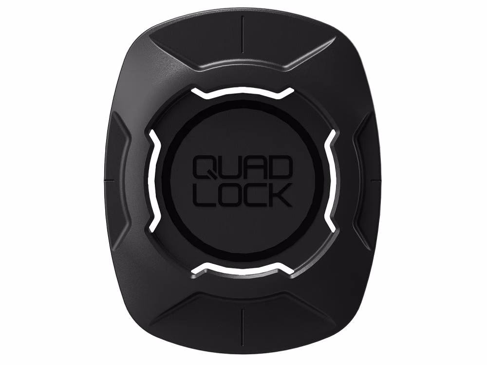 Quad Lock Universal Adapter V3 Schwarz - 3M VHB Klebepad, 4,5 mm flach, 66×48 mm, kompatibel mit allen Twist-Lock-Halterungen