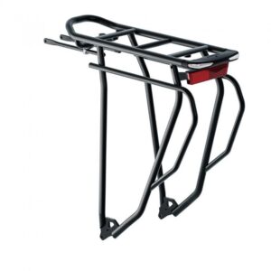 Racktime Gleam IT 2.0 Tour Gepäckträger 26-28 Zoll Aluminium Schwarz - Snapit 2.0 kompatibel