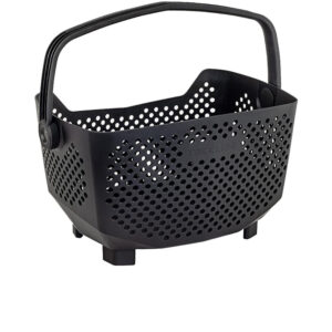 Racktime Korb Bask-it EDGE 20l schwarz Kunststoff recyclebar Ohne Adapter - Fahrradkorb