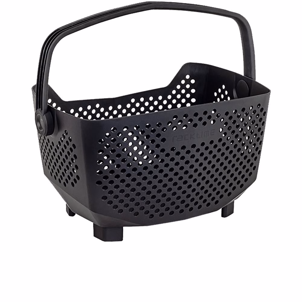 Racktime Korb Bask-it EDGE 20l schwarz Kunststoff recyclebar Ohne Adapter - Fahrradkorb
