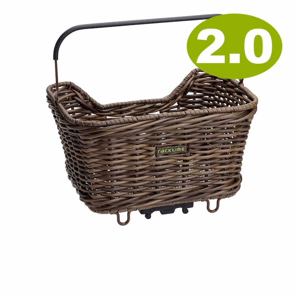Racktime Korb Bask-it WILLOW 2.0 braun 20 Liter - Gepäckträgerkorb