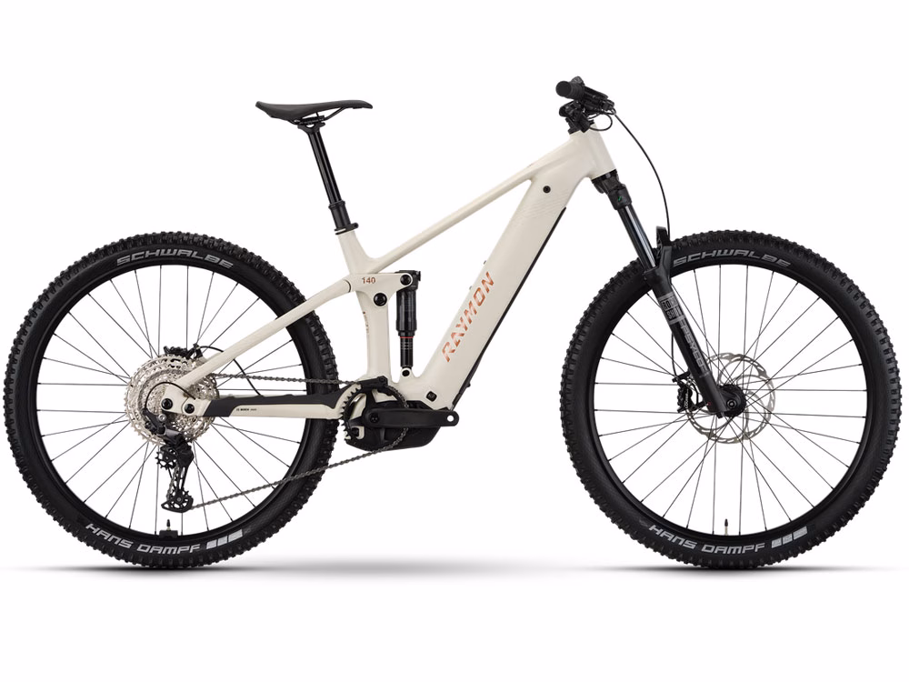 Raymon Korak Pro | E-MTB Fully | 29" | 800Wh Bosch Performance CX | pepperwhite / copper Größe: 46 cm