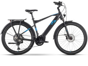 Raymon TourRay E 8.0 High | Trekking E-Bike | 27,5" | 630Wh Yamaha PW-X3 | black / new blue / grey matt Größe: 45 cm