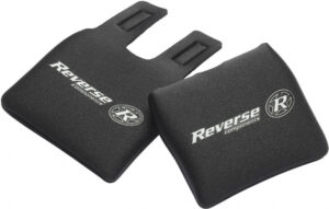 Reverse Pedal Pocket Set Reißfester dicker Neopren 100x120mm mit Klettverschluss schwarz