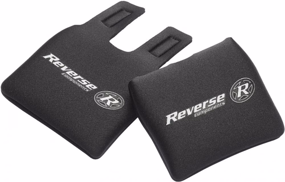 Reverse Pedal Pocket Set Reißfester dicker Neopren 100x120mm mit Klettverschluss schwarz