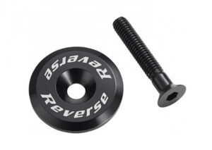 REVERSE, Steuersatz, Steuersatzkappe mit Schraube, nur 7g, Black