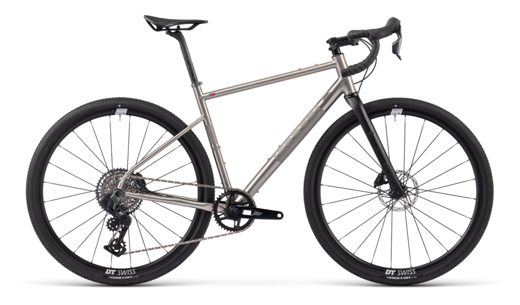 Ribble Gravel Ti SRAM Rival XPLR AXS DT Swiss Wheels - Titanium Gravel Bike
