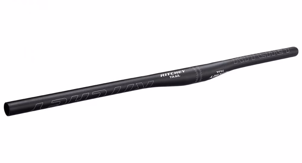 Ritchey TRAIL 2X Flachlenker 31.8 mm, 780 mm, Aluminium, 5 mm Rise, 9° Backsweep, 2° Upsweep, für MTB & Trail, schwarz, leicht & stabil für präzise Kontrolle