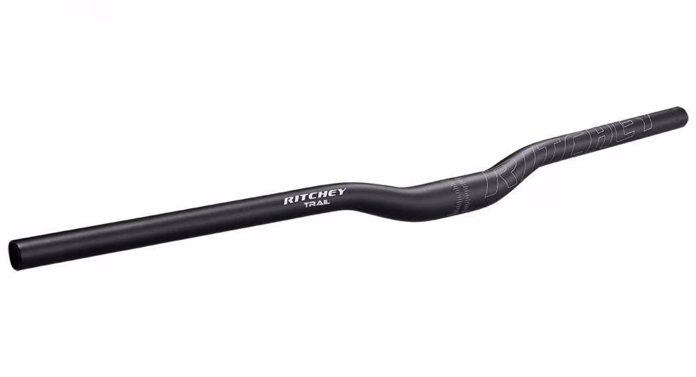Ritchey Trail Rizer MTB-Lenker 31,8 mm, 800 mm Breite, 20 mm Rise, 9° Backsweep, 2° Upsweep, Aluminium 6061, BB Black