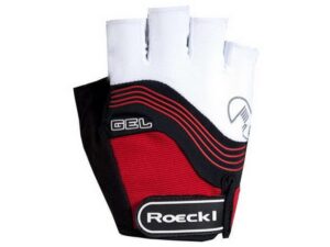 Roeckl Imajo Fahrradhandschuhe (weiß / rot) Größe:6.5