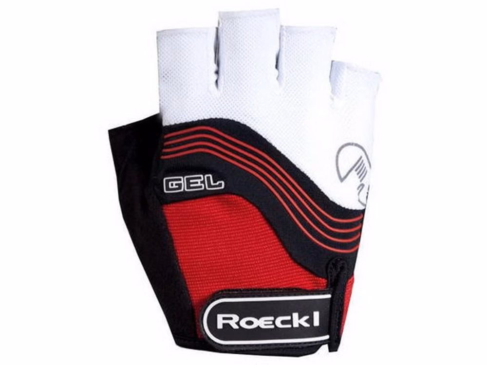Roeckl Imajo Fahrradhandschuhe (weiß / rot) Größe:6.5