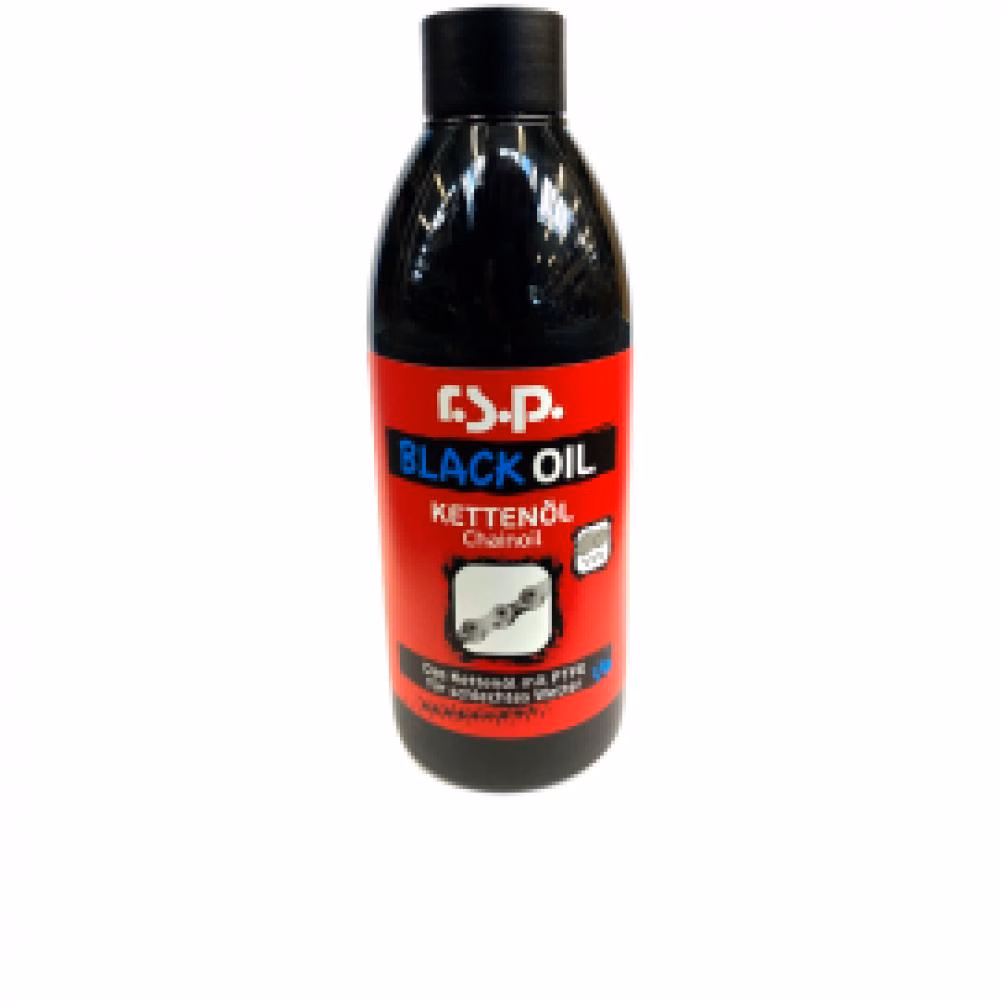 r.s.p. Black Oil Kettenöl 250 ml - Haftfähiges Kettenöl mit PTFE für nasse Bedingungen