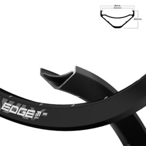 Ryde Felge EDGE M 35 35-584 Disc schwarz 32 Loch VL=6,5