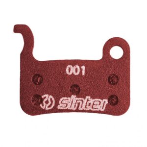 Scheibenbremsbelag Sinter 001 Shimano A organisch, MTB Standard, rot, 25 Stück