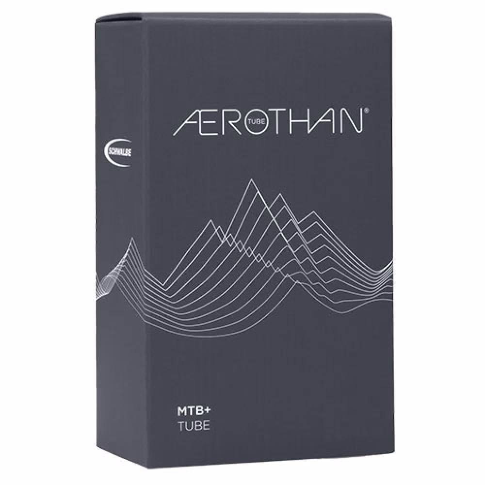 Schwalbe Aerothan AV10E+ Schlauch 24 Zoll (54/62-507) 40mm Autoventil - ultraleichter MTB-Schlauch mit Pannenschutz - Fahrradschlauch