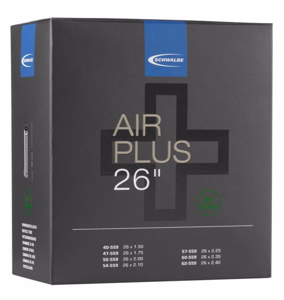 Schwalbe Air Plus 13AP Fahrradschlauch 26 Zoll AV 40 mm