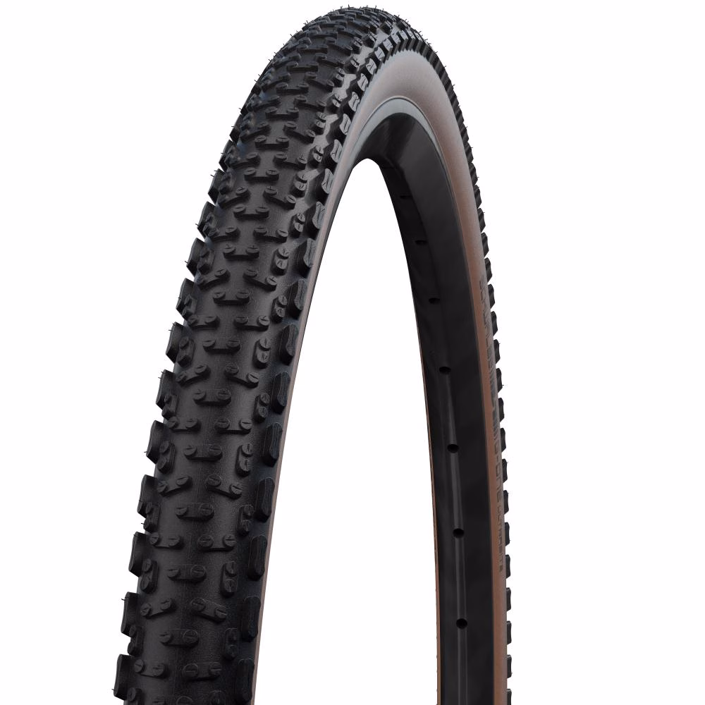 Schwalbe G-One Ultrabite 28x2.00" (50-622) schwarz/braun, Tubeless Easy, E-25, faltbar, HS601, Addix SpeedGrip Compound, Super Ground Karkasse, aggressives Profil für optimalen Offroad-Grip
