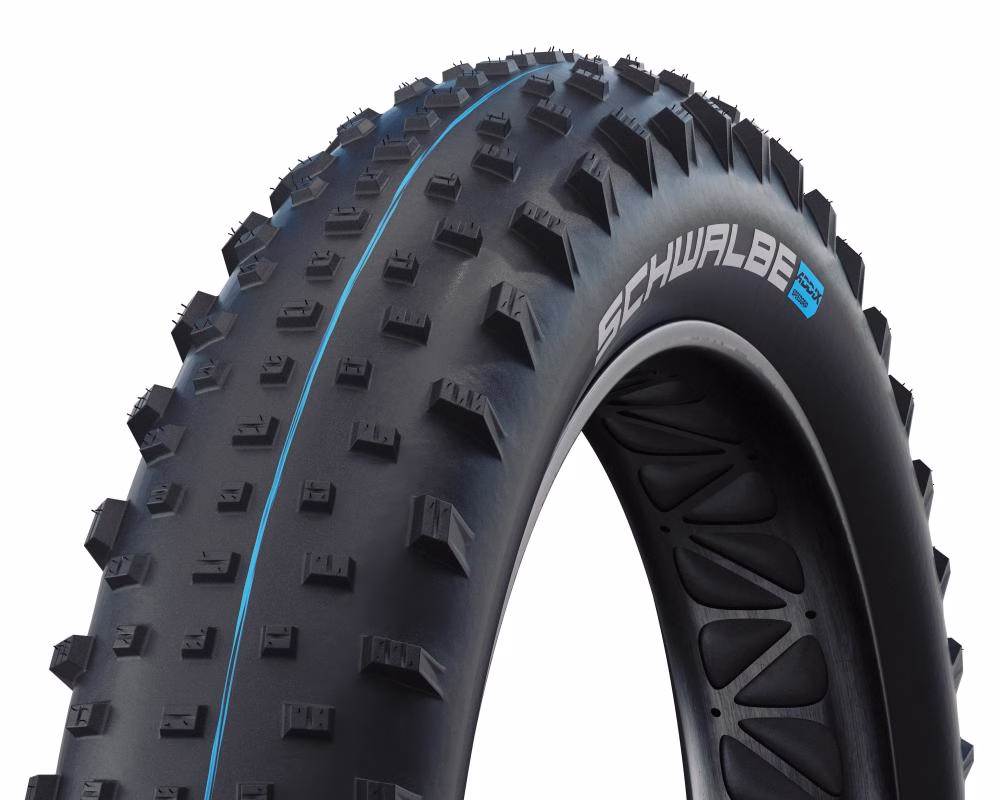 Schwalbe Jumbo Jim 26x4.00 Faltreifen, Super Ground, ADDIX SpeedGrip, Tubeless Easy, E-25, 1090g, für Fatbikes, ideal für unwegsames Gelände