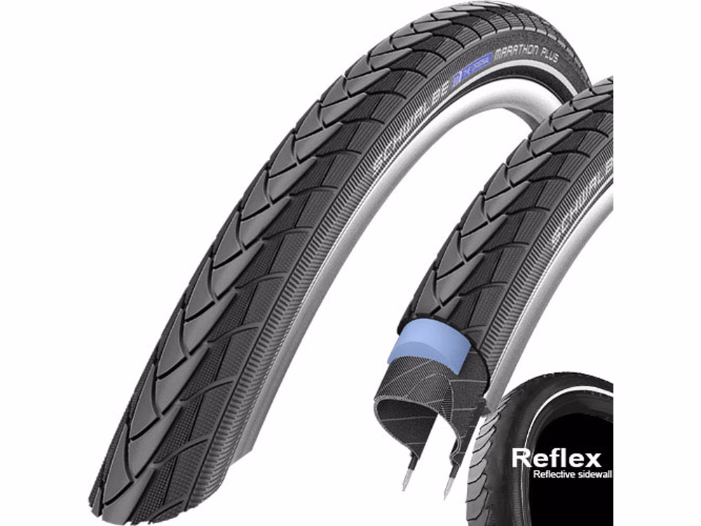 Schwalbe Marathon Plus Fahrradreifen (47-559 | Reflex | Draht)