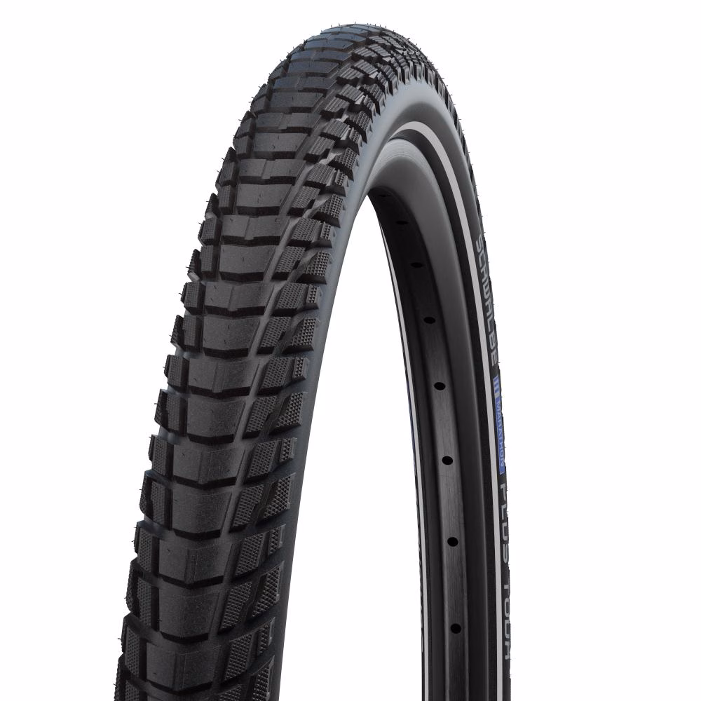 Schwalbe Marathon Plus Tour Fahrradreifen 28 Zoll (37-622) - Pannenschutz Drahtreifen mit Reflektorstreifen E-50