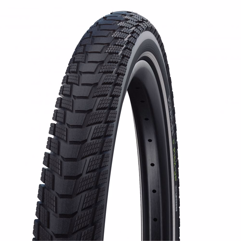 Schwalbe Pick-Up 26x2.15" (55-559) schwarz Reflex E-50 HS609 Drahtreifen mit ADDIX E-Compound und Super Defense Karkasse, ideal für E-Cargo Bikes bis 50 km/h, max. Traglast 155 kg