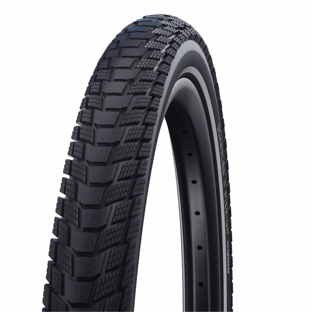 Schwalbe Pick-Up Performance Super Defense E-50 Drahtreifen ETRTO 65-406 (20 x 2,60") Schwarz-Reflex - Cargo E-Bike Reifen mit Pannenschutz