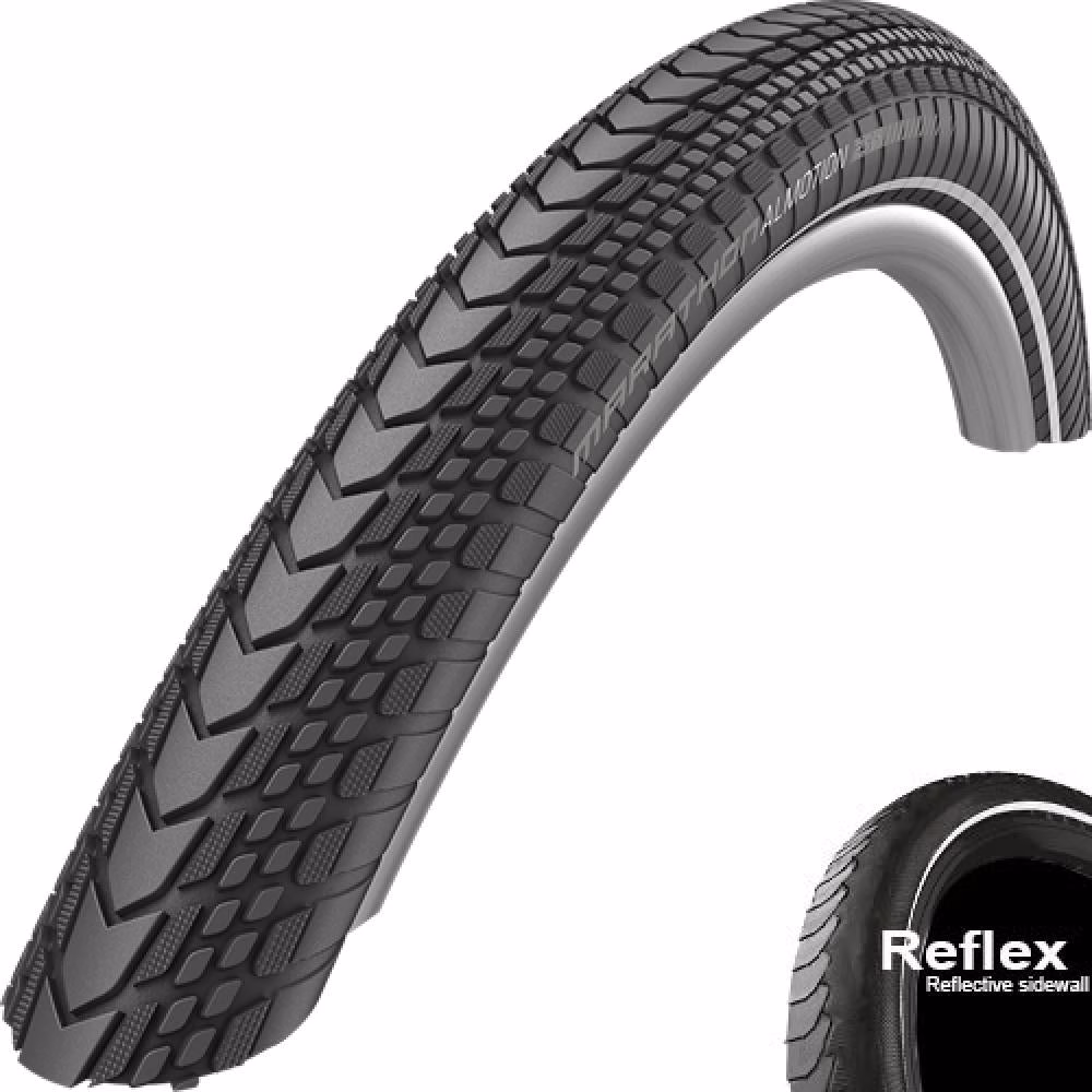 Schwalbe Reifen Marathon Almotion 28x1.50" 40-622 schwarz Reflex TLE E-25 HS603 faltbar