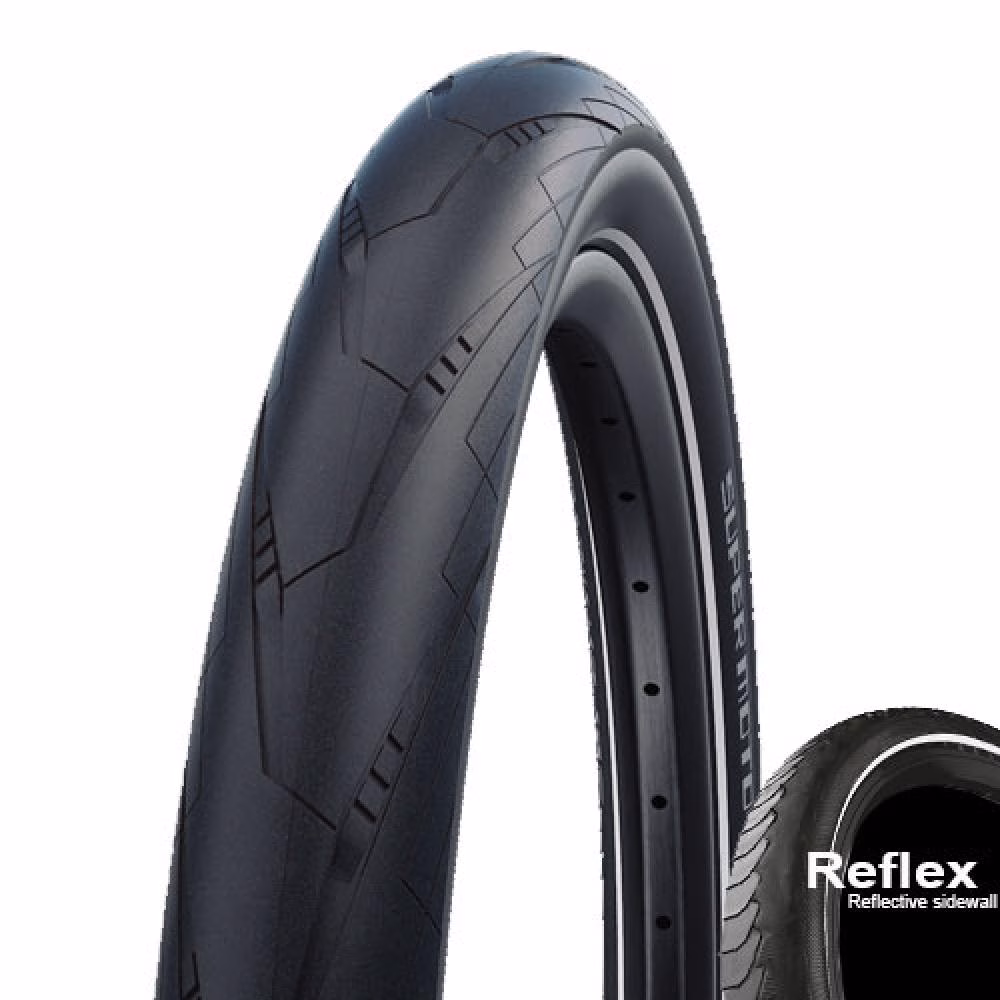 Schwalbe Reifen Super Moto 28x2.40 62-622 schwarz Reflex E-50 HS605 Draht - Drahtreifen - Fahrradreifen