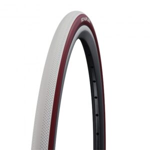 Schwalbe Rollstuhl DUNK KING Evolution Line 25 Weiß/Bordeaux - präzises Hallensport-Laufrad